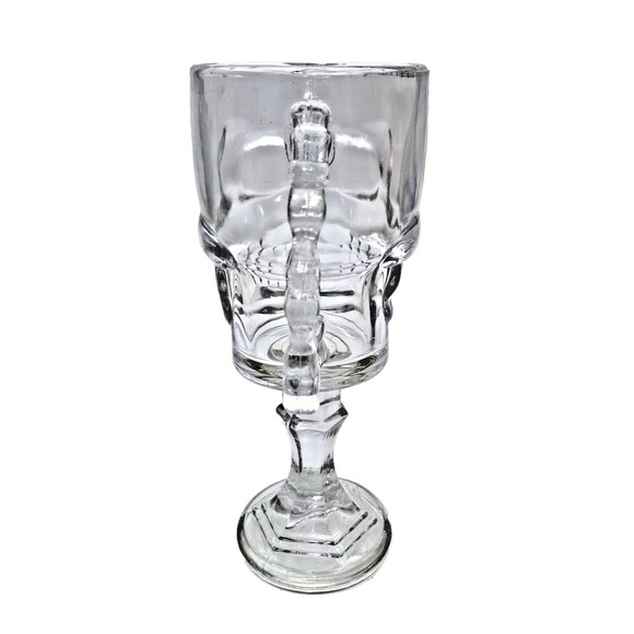 Artland Skull Glass Pirate's Goblet Mug 17 oz Beverage Mug Spooky Theme - Picture 6 of 11